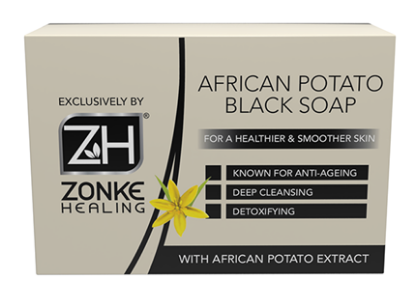 African Potato Black Soap - 150g - ZH55