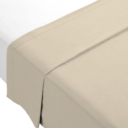 Picture of Flat Sheet Beige Queen - 230 x 250cm