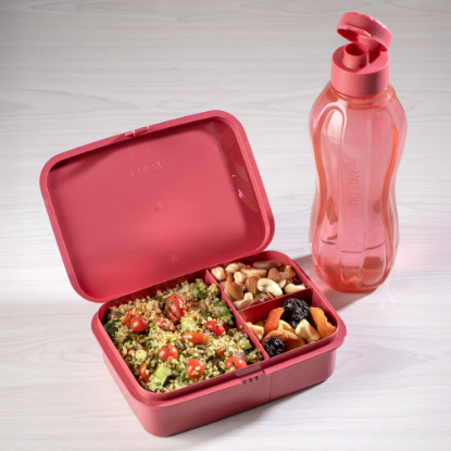 Picture of (WW120+WW62) Lunchbox 1,2Lt+WaterBottle 1,1Lt Rose