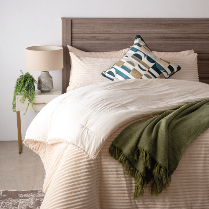 Picture of Amara Comforter 3pc Set Cream/King -230x220cm